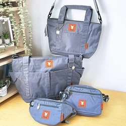 ミッフィーの７０周年記念バッグ。ミッフィーの初期姿「ナインチェ」がワンポイントに。