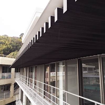 【エス・ウッド 庇 施工事例】