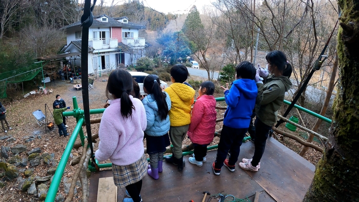 ツリーハウス完成