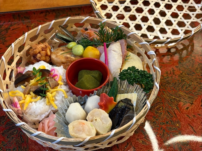 朝食御前「竹籠御膳」