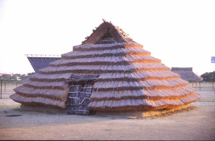 史跡池上曽根遺跡／方形竪穴住居(イメージ)