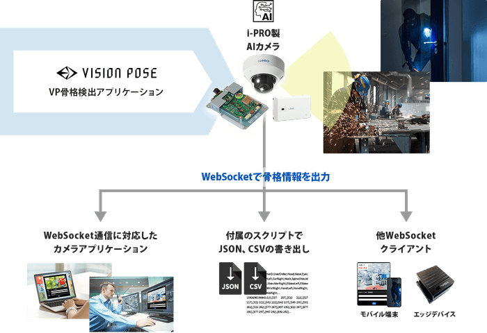 VP骨格検出アプリケーションのシステム構成例