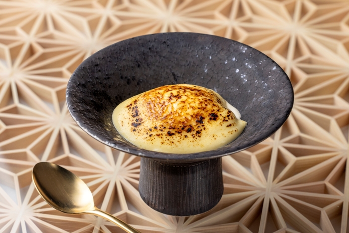 炙りカスタードアイス