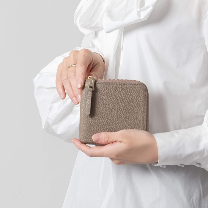 Y-STYLE薄型ミニウォレット(カラー:グレージュ)