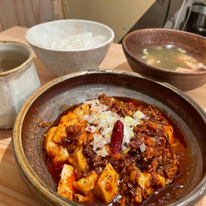 スパイス麻婆豆腐セット　