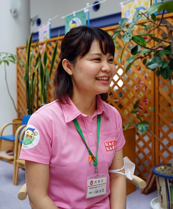 川崎瑞望保健師(南幌町)