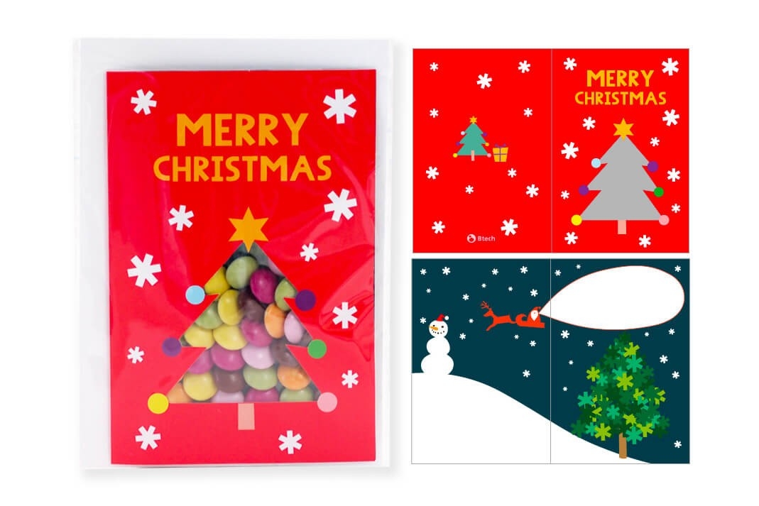 スイーツカード Christmas クリスマス ポップツリー