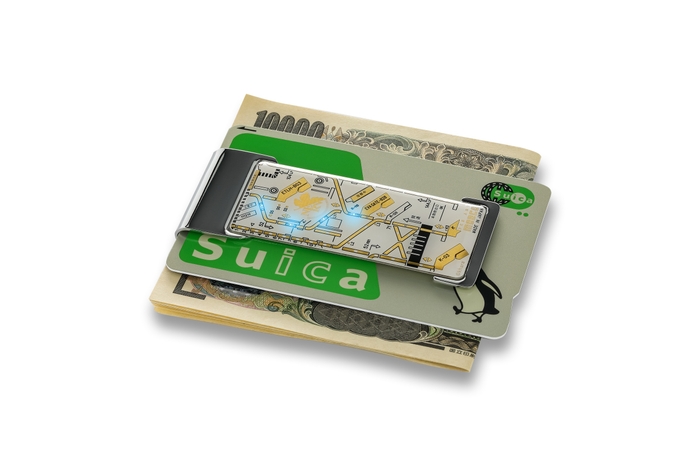 NERV ICカードクリップ 白