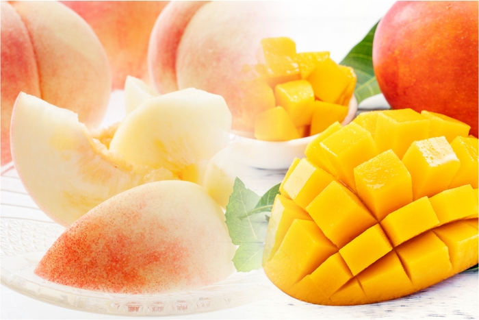 完熟ピーチ&マンゴーを使用