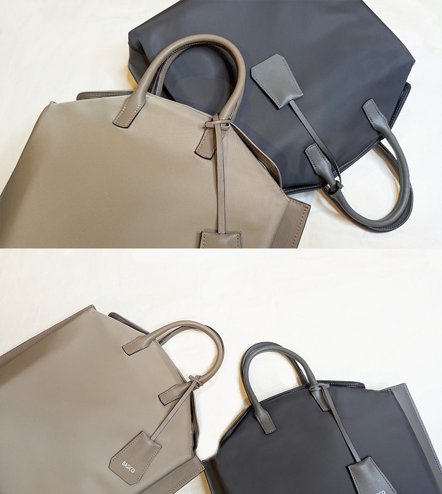 美しいレザー×撥水ナイロンのコンビネーション