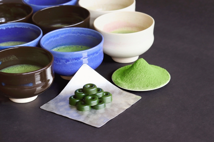 1箱あたり9粒入り=9杯分相当の抹茶を使用