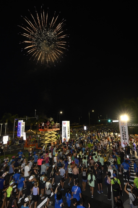 スタートの花火