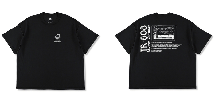 TR-808 T-SHIRT(ISNESS MUSICxROLAND)