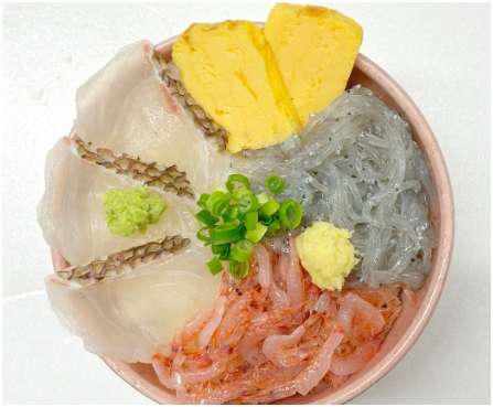 「春真鯛と駿河の幸」～生しらす・生桜えび～