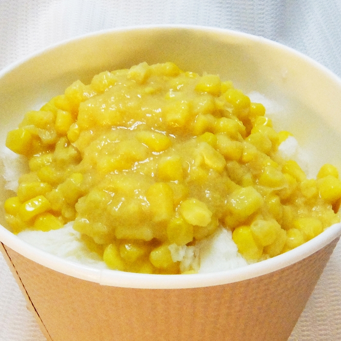 世界のご当地・台湾「コーン氷」