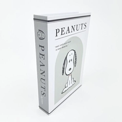 スヌーピーのブック型ボックスが可愛すぎ。飾れる収納って最強かも。