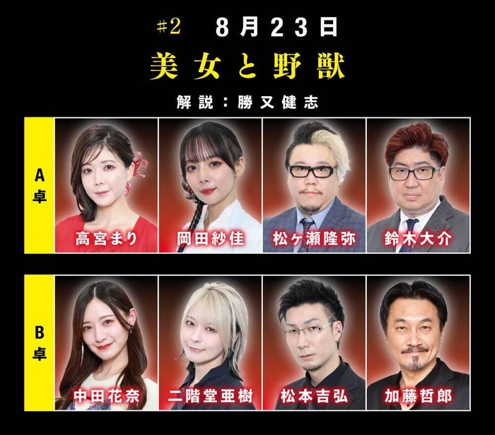 #2 8月23日「美女と野獣」