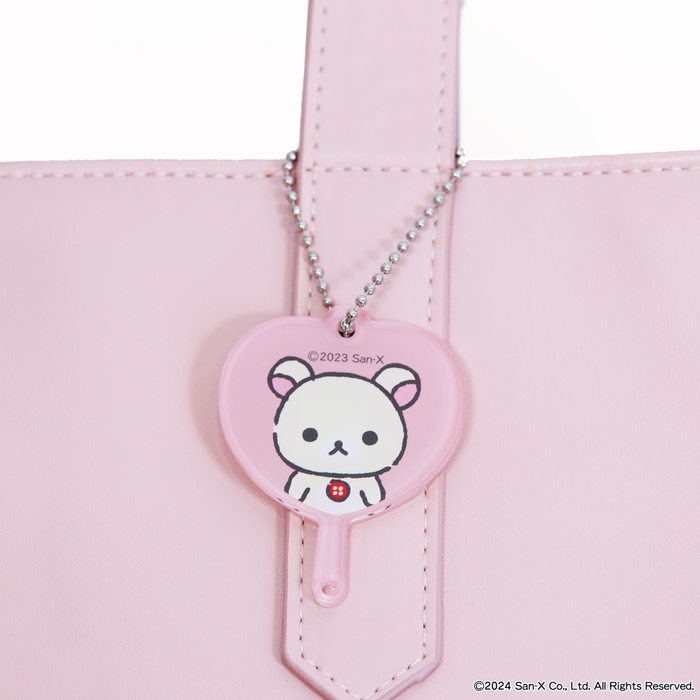 推しごと現場トート(コリラックマ)付属品:「うちわ型アクリルキーホルダー」