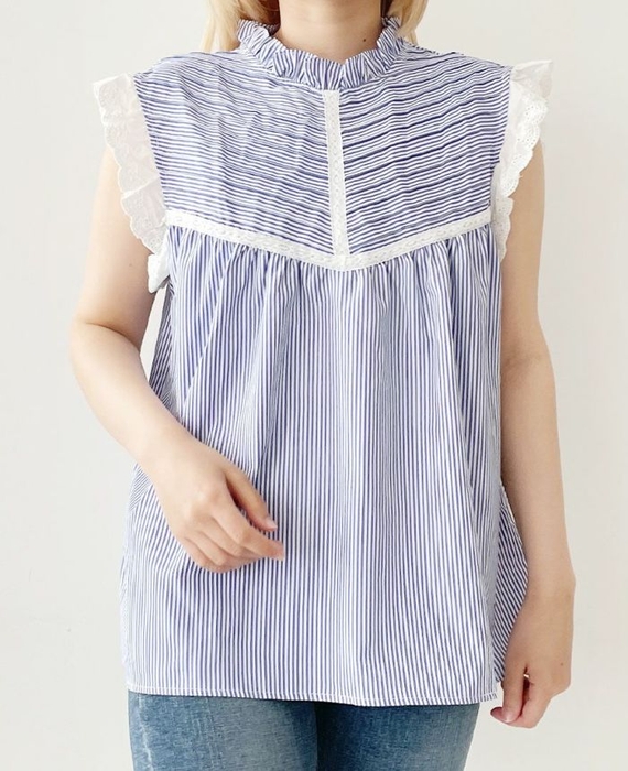 【30%オフ】フリルデザイントップス