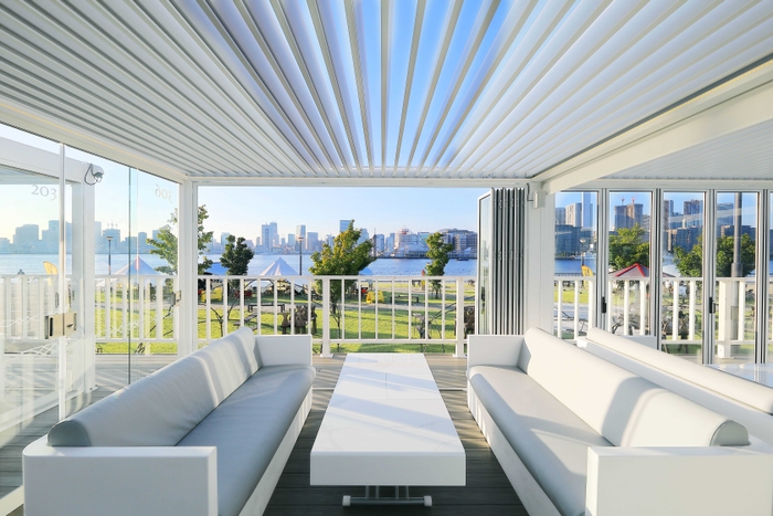 個室で快適にBBQを楽しめる『CABINエリア』