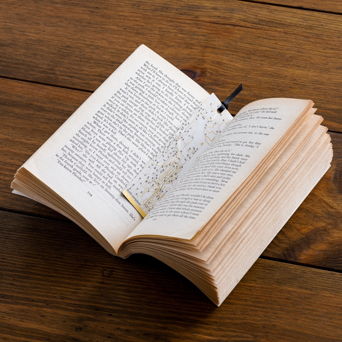 東京回路線図 基板アート栞 白