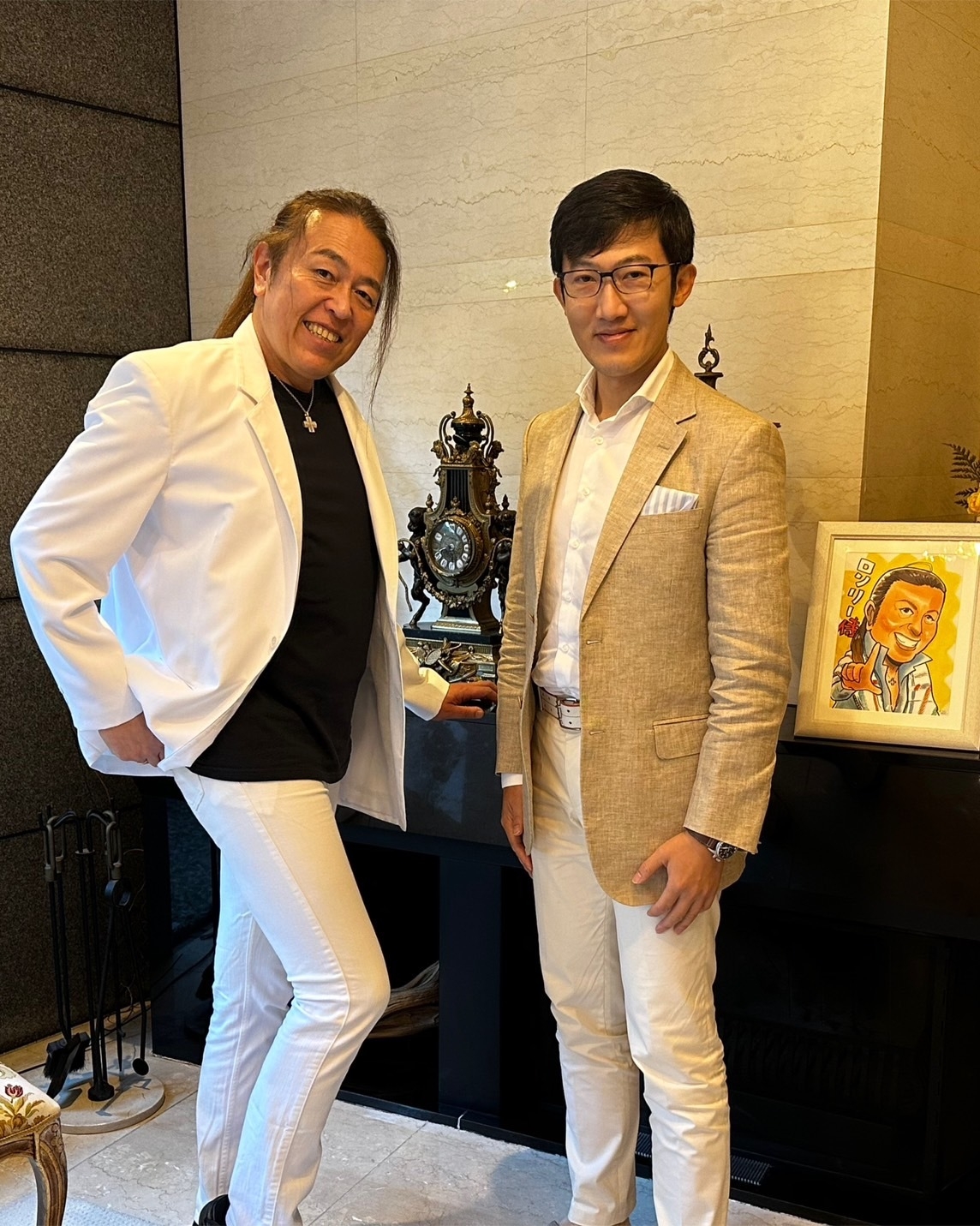 台湾CHAO美容医療研究所メディカルディレクター Dr.Yates Yen-Yu Chao(右)と共に