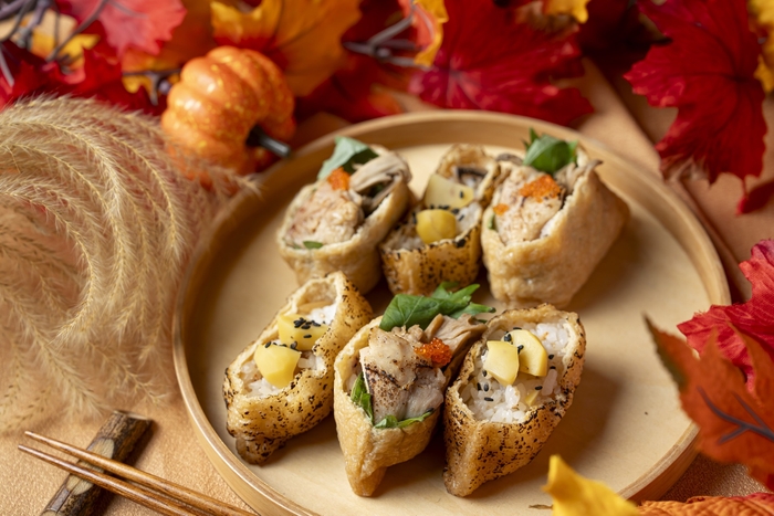 写真:秋の味覚いなり