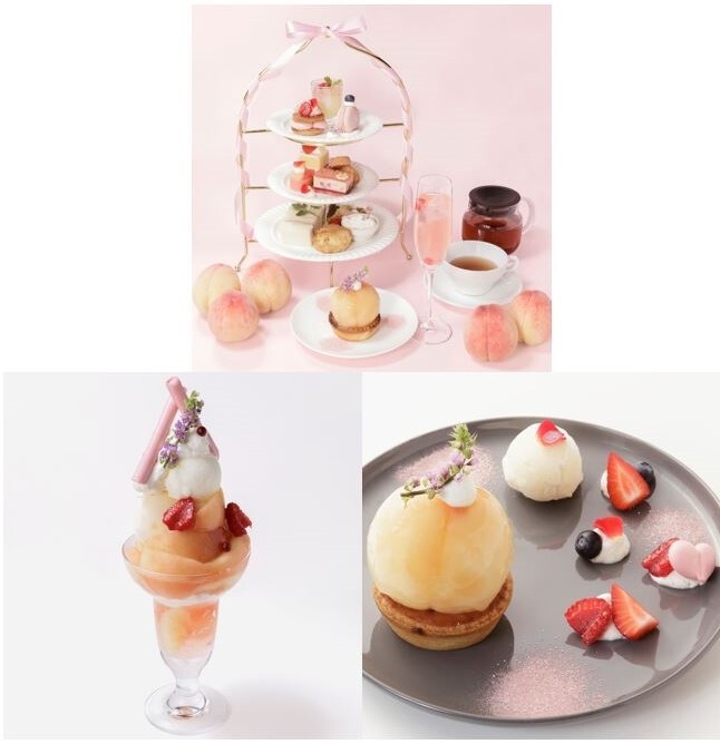 桃を使用したスイーツ