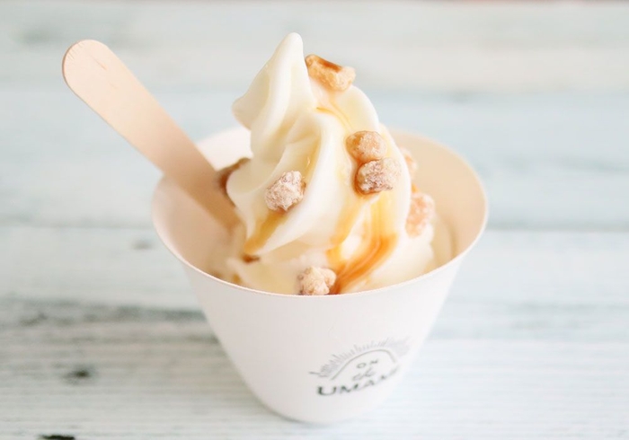 みたらしたれ＆酒粕くるみのトッピング