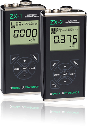 超音波厚さ計　ZX-1／ZX-2