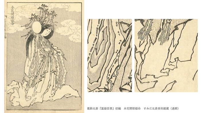 葛飾北斎『富嶽百景』初編 木花開耶姫命 すみだ北斎美術館