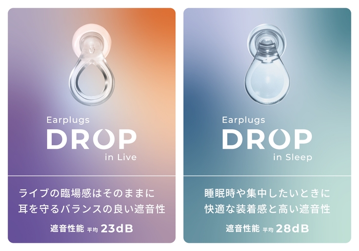 「Earplugs DROP」シリーズ