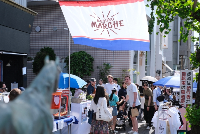 目黒通りがマルシェ会場に!