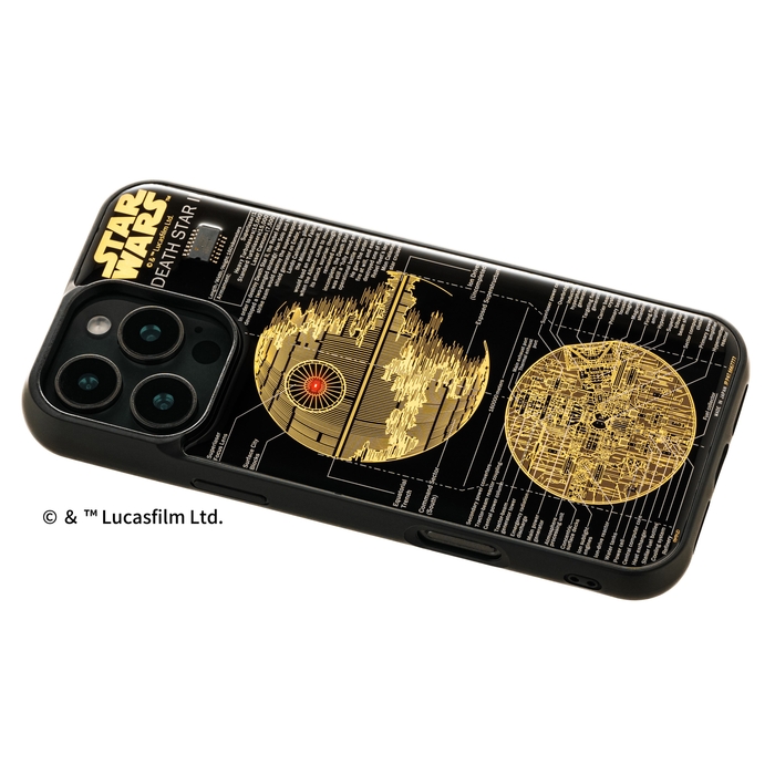 FLASH DEATH STAR 基板アート iPhone 16Pro Maxケース　ななめ