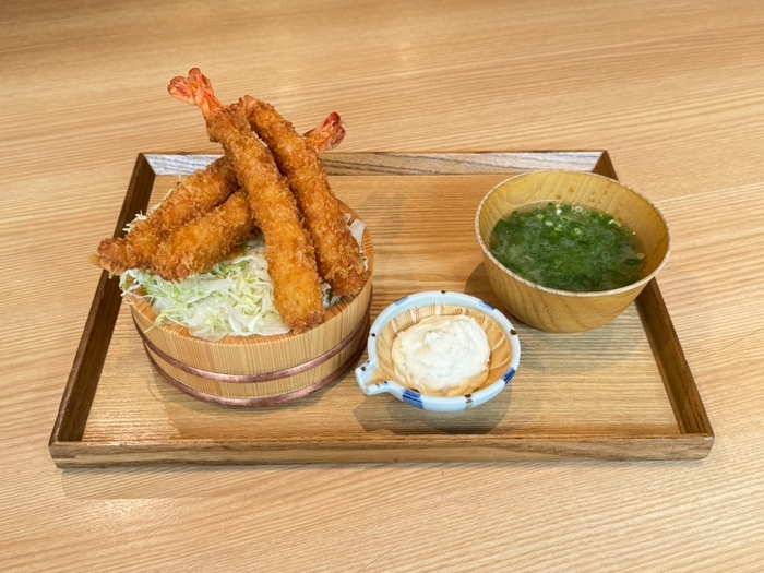 えびふりゃー丼　青のり汁セット