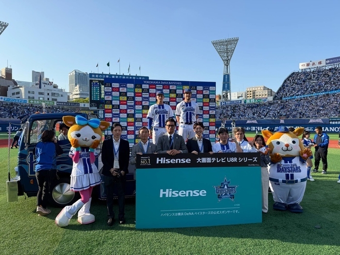 5月3日冠試合ヒーロー賞大画面テレビ寄贈