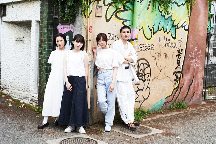 (左から)藤井みゆき、伊沢奈々、⾦澤未夢、塩崎翔太