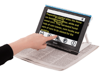 ・コンパクト10スピーチ(読み上げ機能付き携帯型拡大読書器)