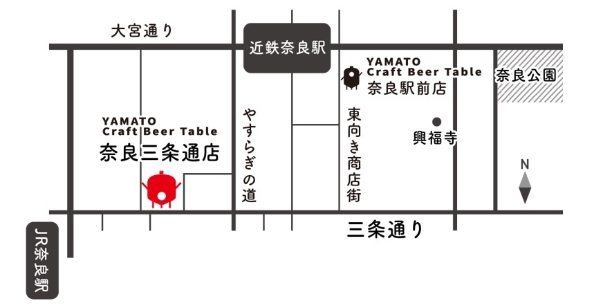 店舗所在地図