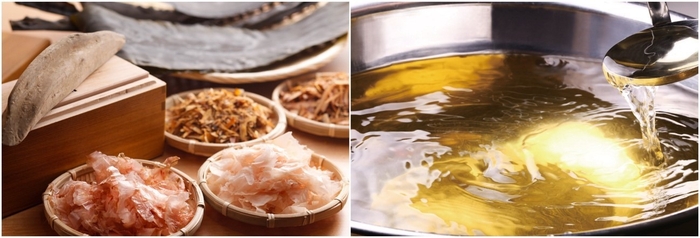 大阪黒門市場 安政元年創業 山長商店の節を使用/天然出汁で旨みを引き出す