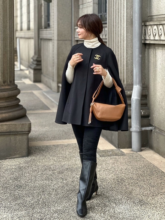 yoko×bell la bell コラボ企画ハーフムーンバッグ キャメル