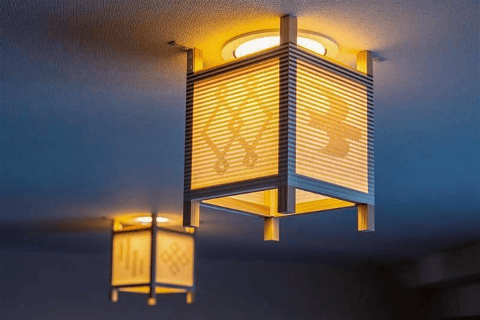 糸巻きランプ(例)