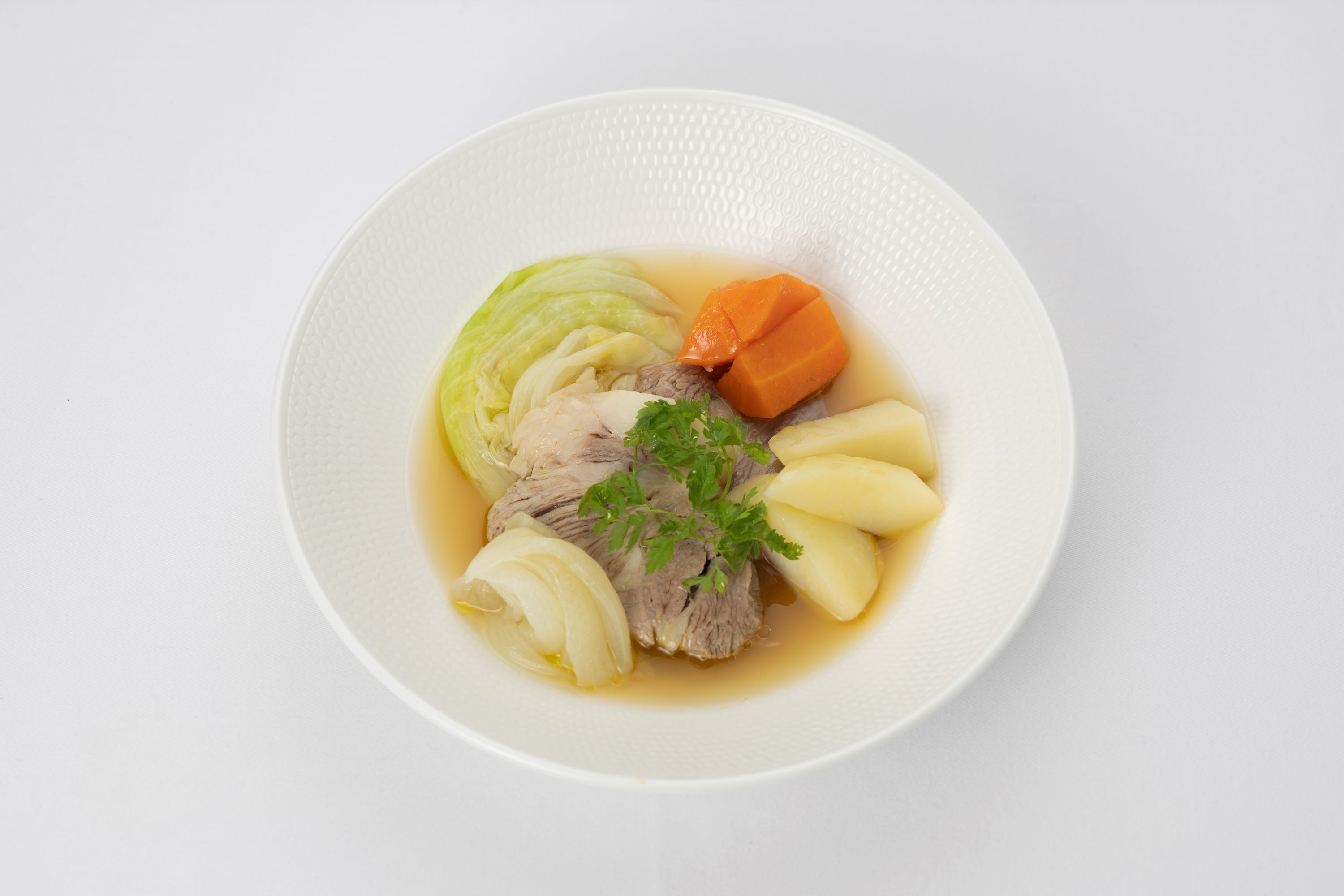 美瑛豚と美瑛野菜のポトフ仕立て ※イメージです