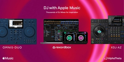 Apple Music対応 - DJソフトウェア「rekordbox」と オールインワンDJシステム「OMNIS-DUO」 「XDJ-AZ」でのDJプレイが可能に　 1億曲以上の楽曲、厳選された数々のプレイリストを 様々なDJ機器でDJプレイが可能に