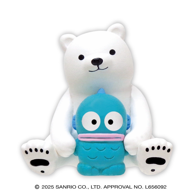 ホッキョクグマとハンギョドン