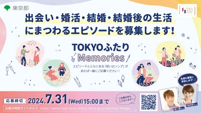 濱口優さん・南明奈さんが審査員に！ 「TOKYOふたりMemories ～結婚にまつわるエピソードと思い出ソングの募集～」