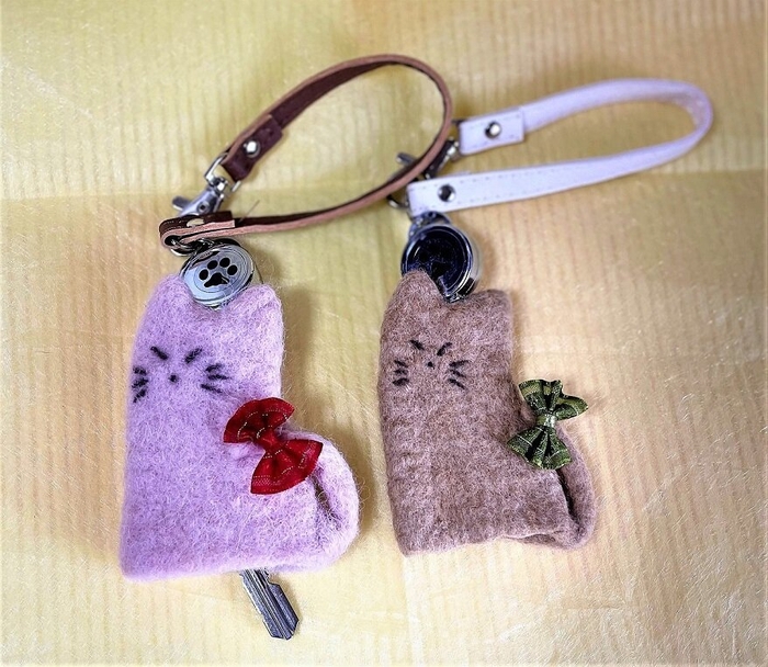 ワークショップ「猫キーケース」講師 松原 花歩 先生