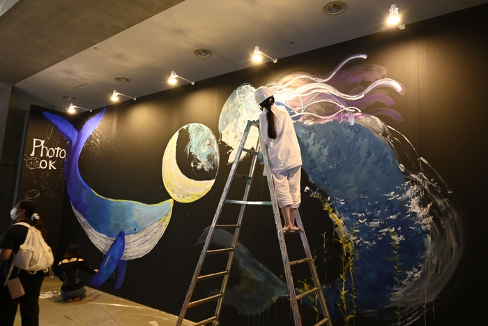 巨大ライブペイント