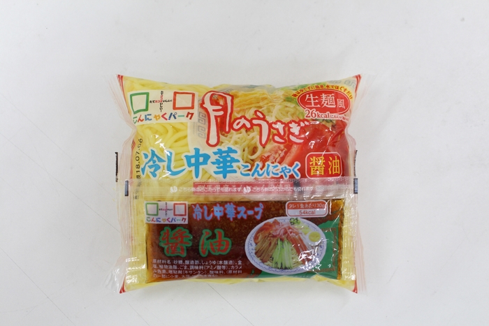 先着500名様プレゼント商品「月のうさぎ 冷やし中華こんにゃく・醤油」