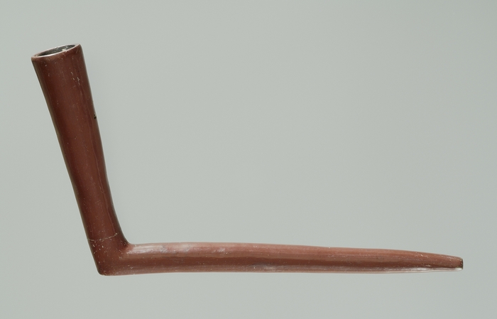 (Photo_05)首長土製パイプ メキシコ中央部　11世紀～16世紀初頭